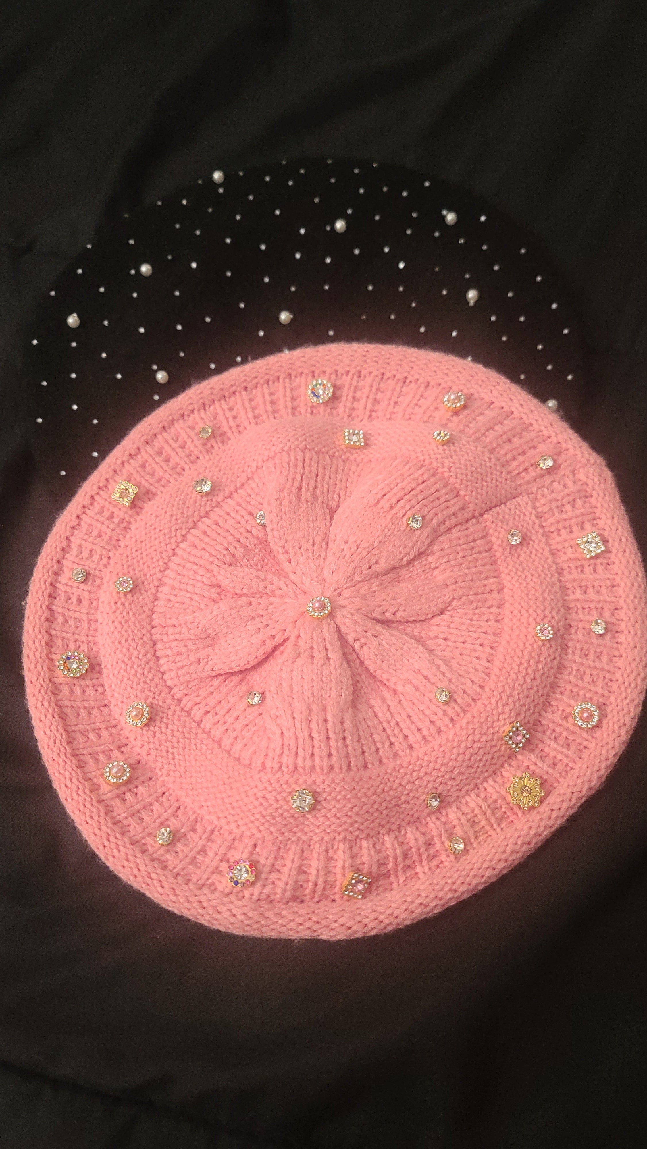 BLINGY RHINESTONE BERETS | Boss LaDy Bling Blingy