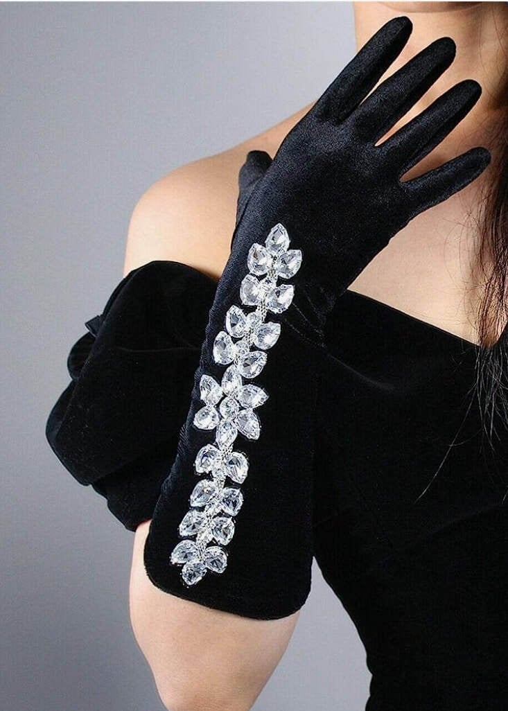 Custom Made Blingy Gloves Boss LaDy Bling Blingy